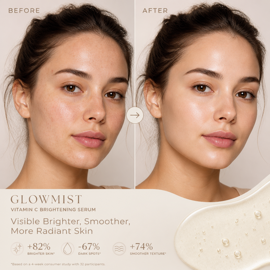 GlowMist Vitamin C Brightening Serum – Radiance & Dark Spot Corrector
