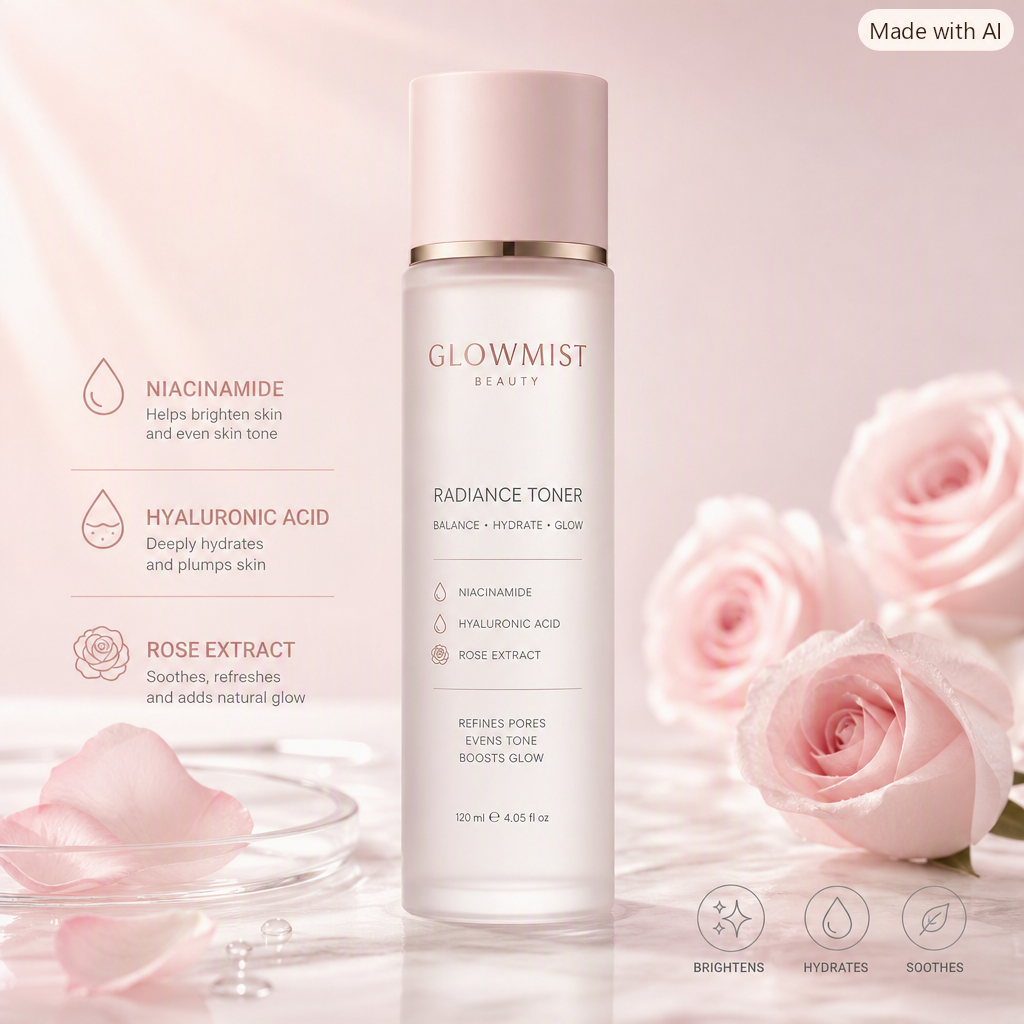 GlowMist Deep Hydration Moisturizing Cream – Hyaluronic Acid 100ml