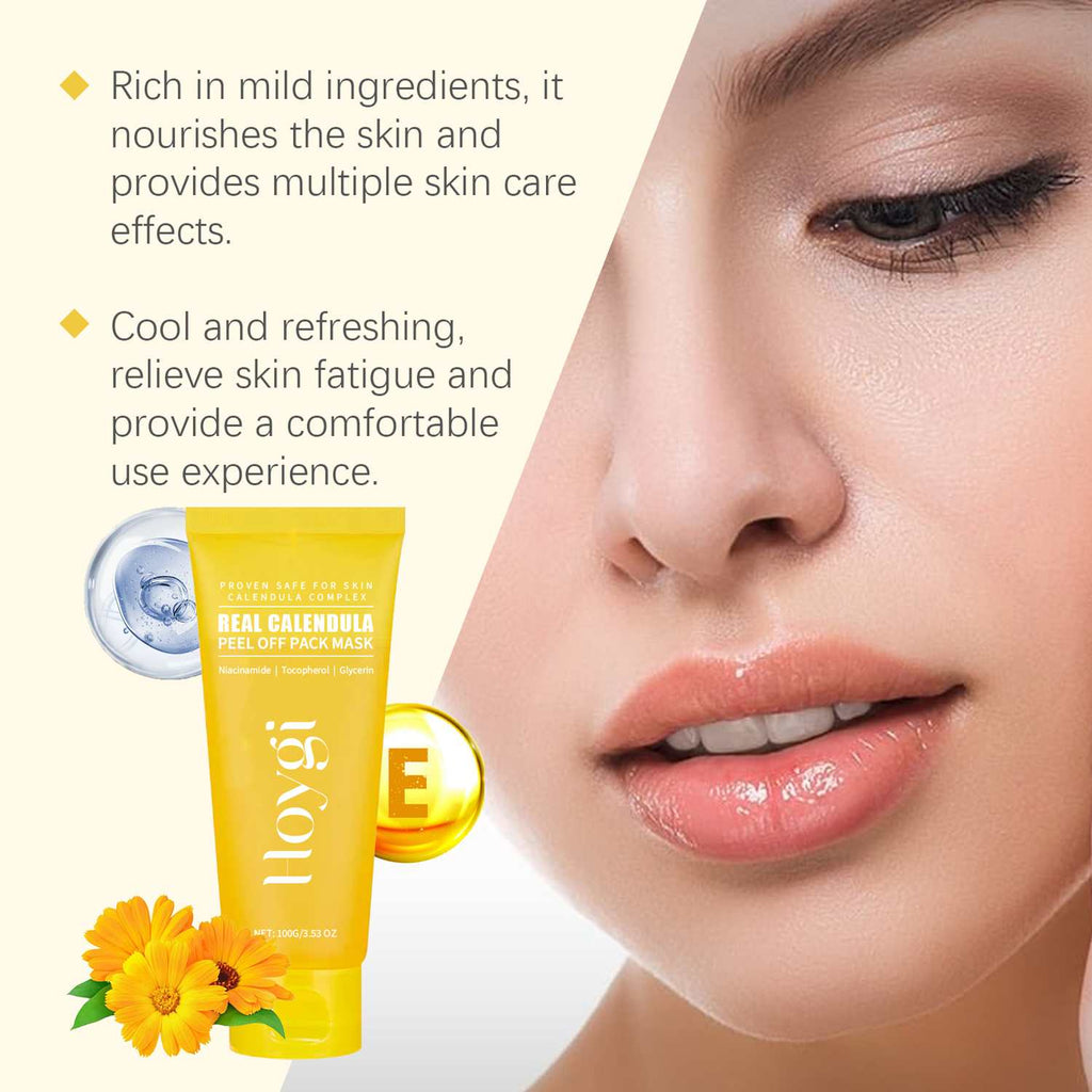 Hoygi Cleansing Peel Mask Gently Cleanses Blackhead Pores and Moisturizes Skin Without Tightening