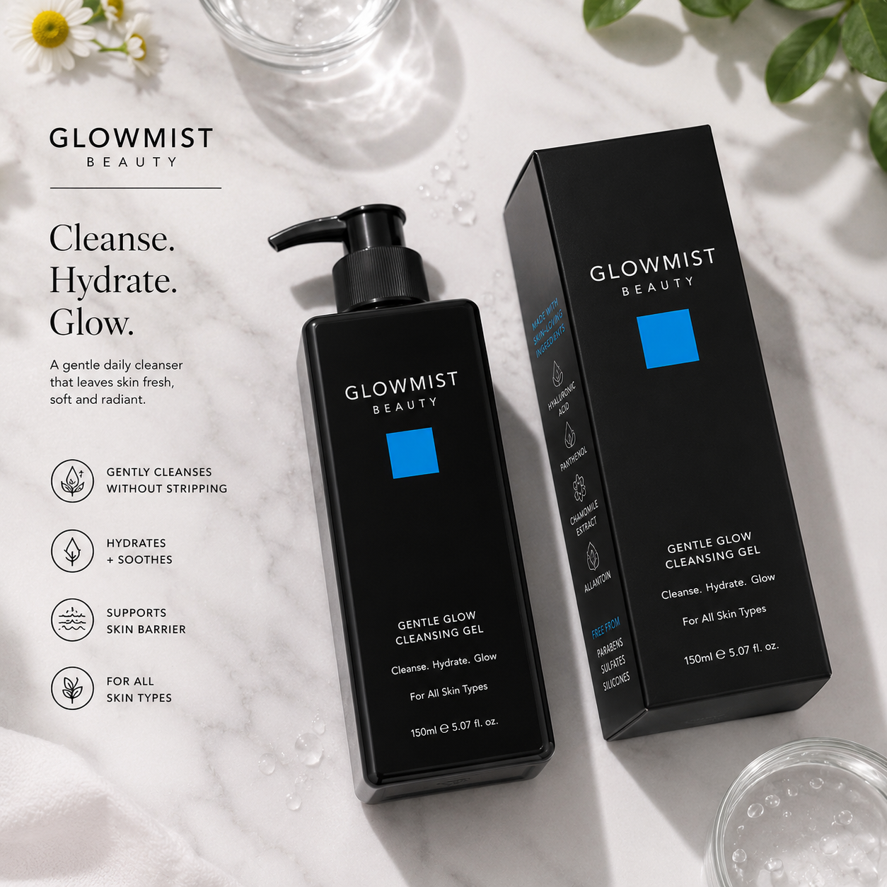 Gentle Hydrating Exfoliating Gel Cleanser
